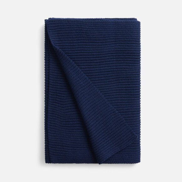 Шарф Nobilis Mono, темно-синий