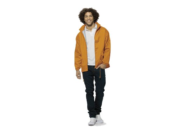 Ветровка Miami мужская с чехлом, оранжевый Ветровка Miami мужская с чехлом, оранжевый