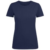 Футболка женская Ladies American U, темно-синяя Футболка женская Ladies American U, темно-синяя