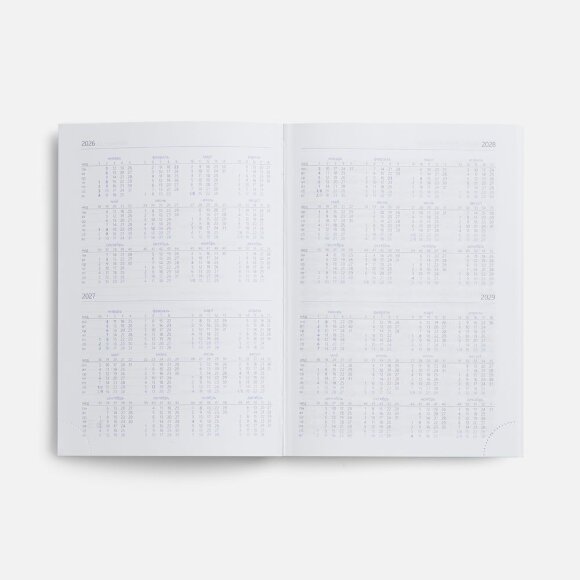 Ежедневник New Nebraska, датированный, синий