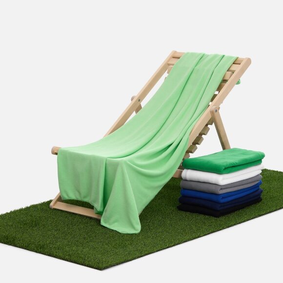 Флисовый плед Warm&Peace, светло-зеленый Флисовый плед Warm&Peace, светло-зеленый