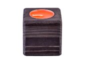 Свеча в декоративном подсвечнике, эбен, клубника Свеча в декоративном подсвечнике, эбен, клубника