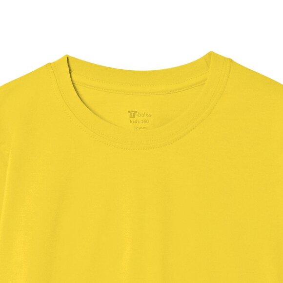 Футболка детская T-Bolka Kids, желтая Футболка детская T-Bolka Kids, желтая