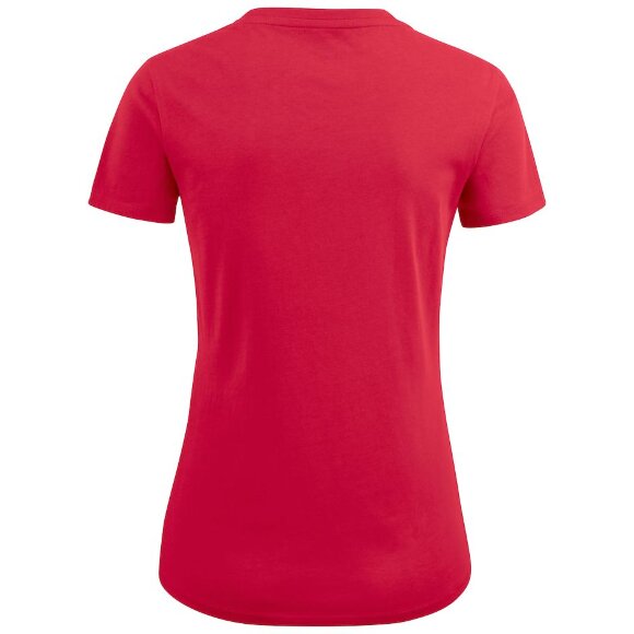 Футболка женская Ladies American U, красная Футболка женская Ladies American U, красная