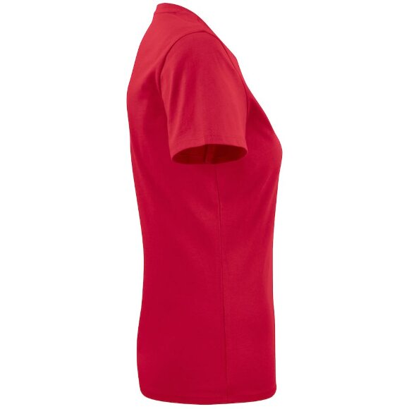 Футболка женская Ladies American U, красная Футболка женская Ladies American U, красная