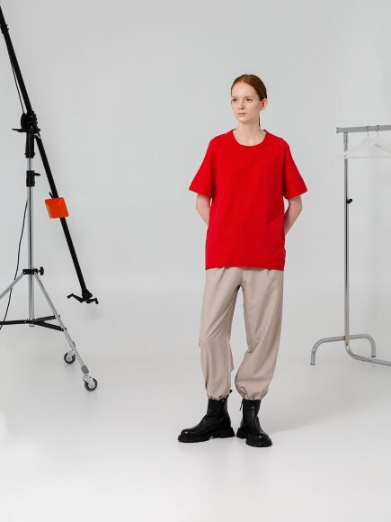 Футболка унисекс Vozduh 1.0, красная Футболка унисекс Vozduh 1.0, красная