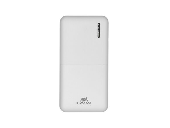 RIVACASE VA2532 (10000 мАч) QC/PD 20W внешний аккумулятор с дисплеем, белый 12/48