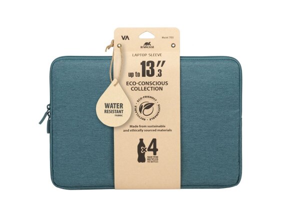 RIVACASE 7703 aquamarine ECO чехол для ноутбука 13.3-14 / 12 RIVACASE 7703 aquamarine ECO чехол для ноутбука 13.3-14 / 12