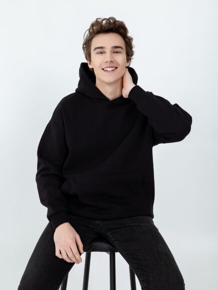 Худи Kulonga Oversize, черное Худи Kulonga Oversize, черное