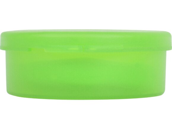 Силиконовая трубочка Fresh в пластиковом кейсе, зеленое яблоко
