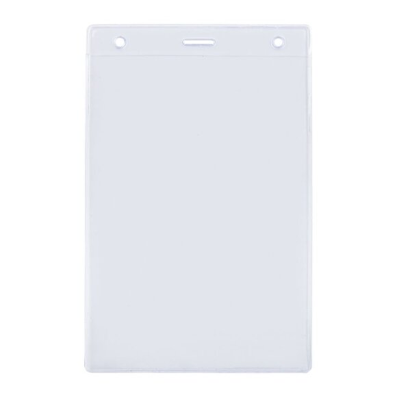 Карман для бейджа Lucid, вертикальный, из фактурного ПВХ Карман для бейджа Lucid, вертикальный, из фактурного ПВХ