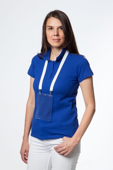 Карман для бейджа Lucid, вертикальный, из фактурного ПВХ Карман для бейджа Lucid, вертикальный, из фактурного ПВХ