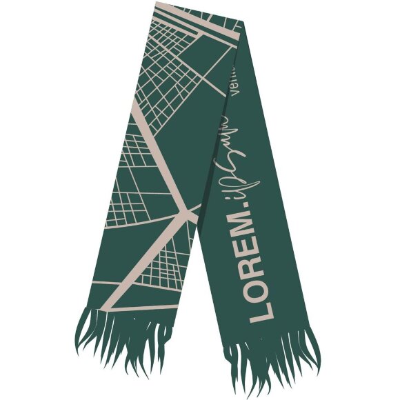 Шарф на заказ Tricksy Classic Net, L, полушерсть Шарф на заказ Tricksy Classic Net, L, полушерсть