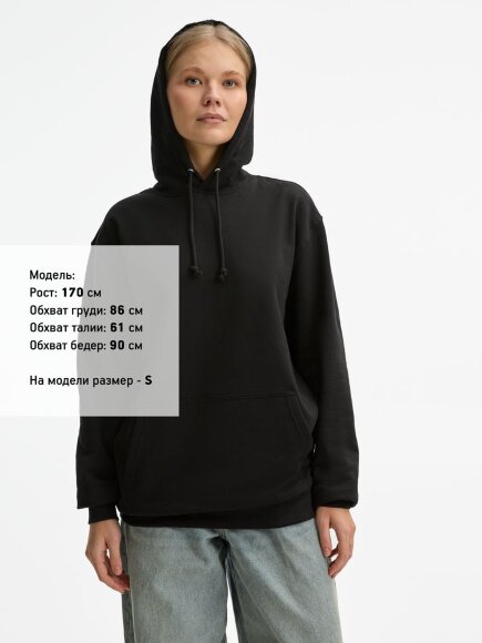 Худи унисекс Condor, черное Худи унисекс Condor, черное