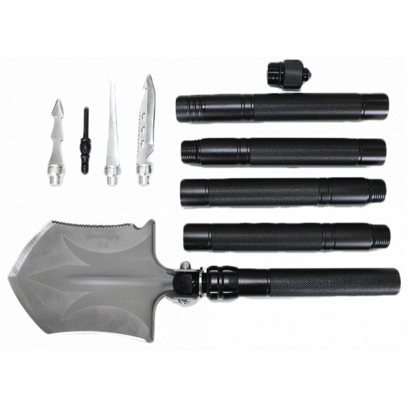 Многофункциональная лопата HK002, черная Многофункциональная лопата HK002, черная