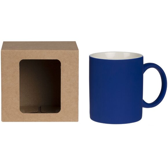 Коробка с окном для кружки Window, ver.2, крафт Коробка с окном для кружки Window, ver.2, крафт