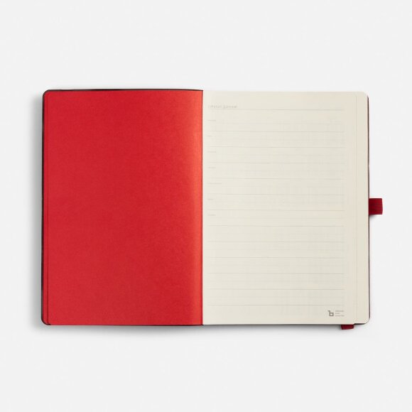 Ежедневник Peel Flex, недатированный, красный