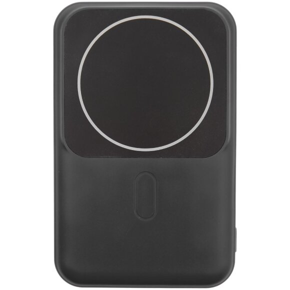 Магнитный беспроводной аккумулятор Top Force, 10 000 мАч, черный Магнитный беспроводной аккумулятор Top Force, 10 000 мАч, черный