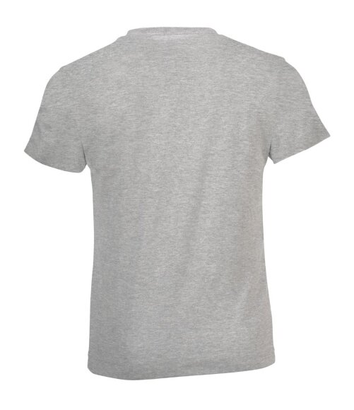 Футболка детская Regent Fit Kids, серый меланж Футболка детская Regent Fit Kids, серый меланж