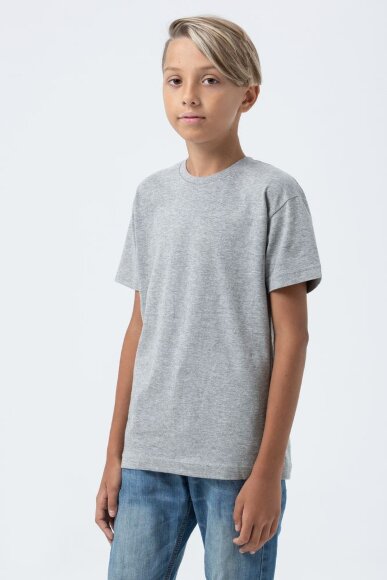 Футболка детская Regent Fit Kids, серый меланж Футболка детская Regent Fit Kids, серый меланж
