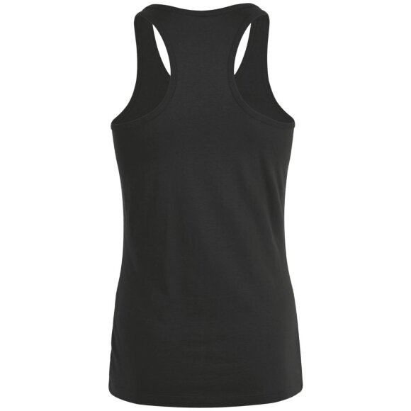 Майка женская Justin Women, черная Майка женская Justin Women, черная