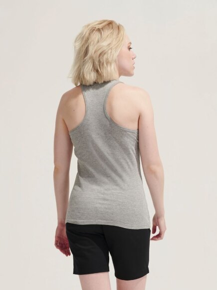 Майка женская Justin Women, черная Майка женская Justin Women, черная