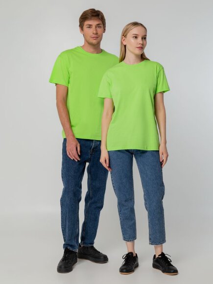 Футболка унисекс T-bolka 140, зеленое яблоко Футболка унисекс T-bolka 140, зеленое яблоко