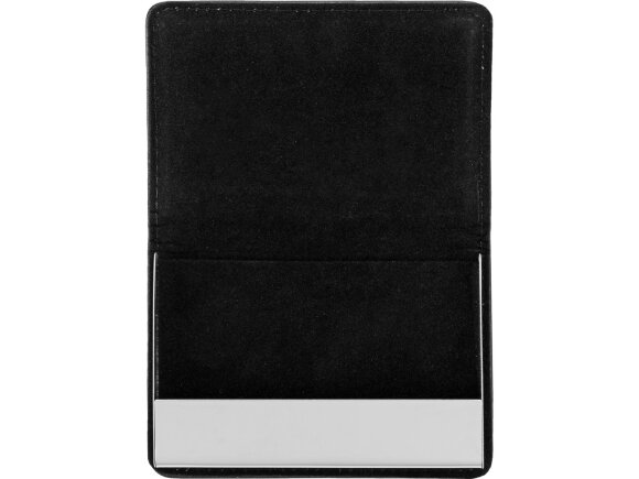 Визитница Намибия, черный/серебристый