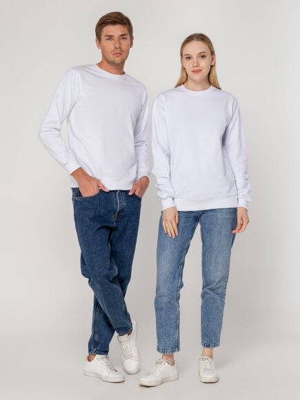 Толстовка Unit Toima, белая Толстовка Unit Toima, белая