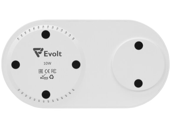 Настольный светильник с беспроводной зарядкой Flamp, белый Настольный светильник с беспроводной зарядкой Flamp, белый