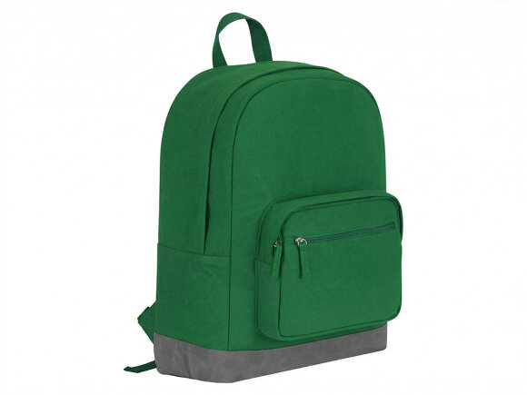 Рюкзак Shammy с эко-замшей для ноутбука 15, зеленый