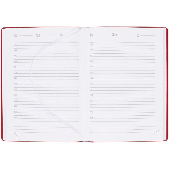 Ежедневник Nebraska, недатированный, красный