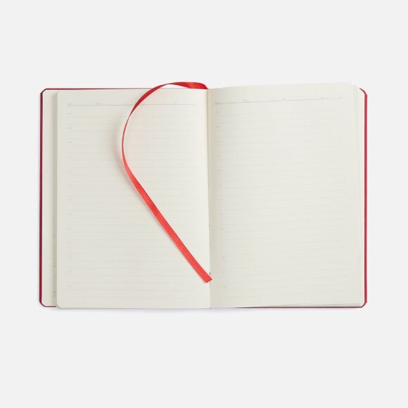 Ежедневник Urban Hard, недатированный, красный