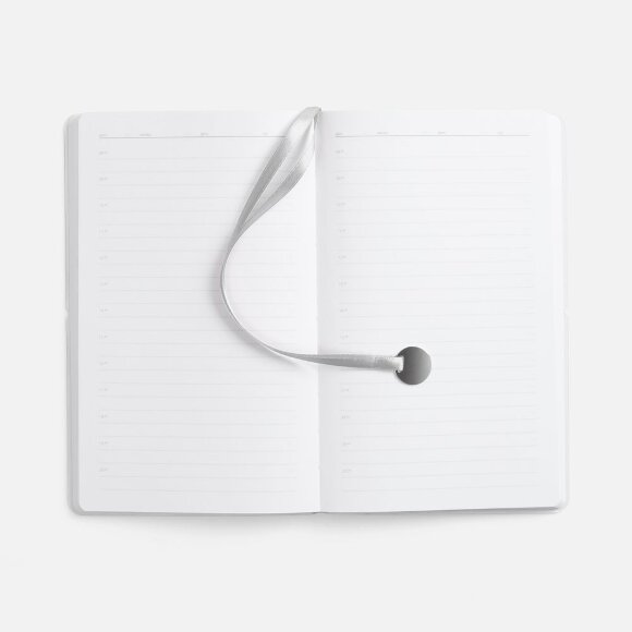 Ежедневник Waltz, недатированный, серебристый